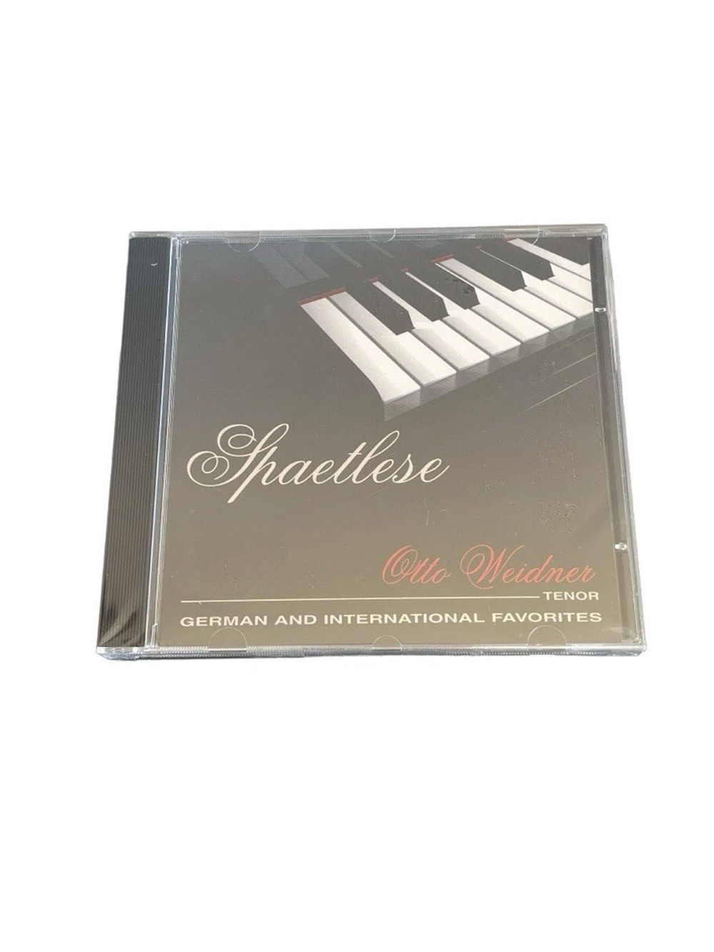 German and International Favorites CD Otto Weidner Tenor Spaetlese 2000